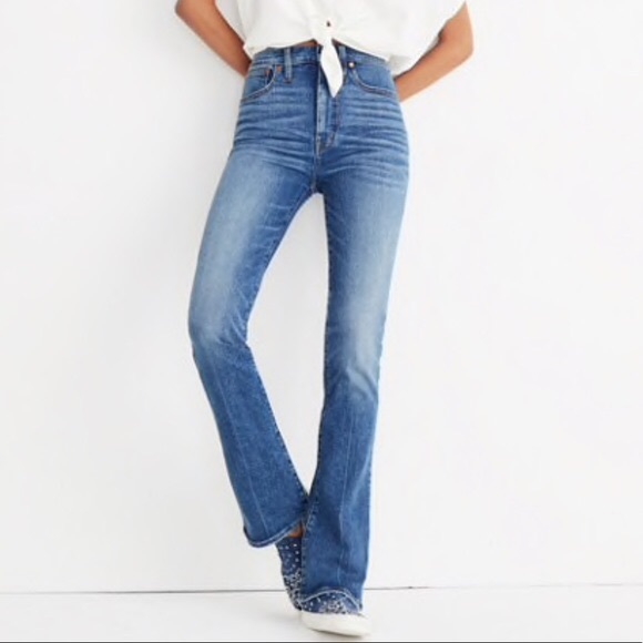 Madewell Denim - Madewell rigid high rise flare jeans, size 25T
